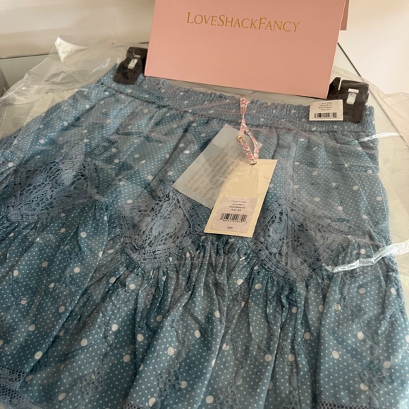 LoveShackFancy Adia Ruffle Mini Skirt - Picture 7 of 8